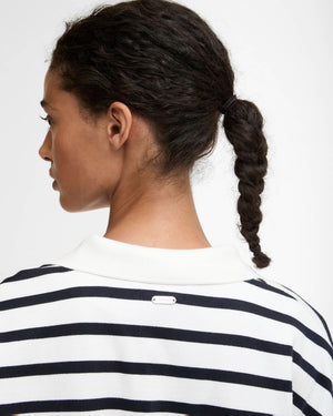 Barbour Inez Cloud & Navy Striped T-Shirt