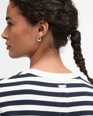 Barbour Layla Cloud & Navy Stripe Sweatshirt