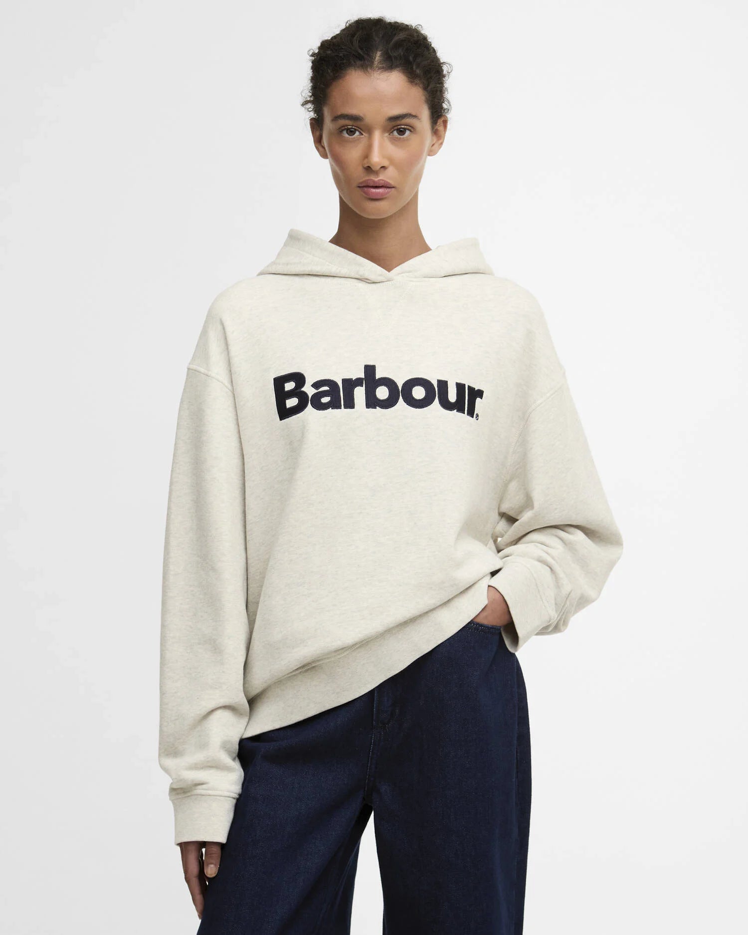 Barbour Hartland Cloud Marl Hoodie