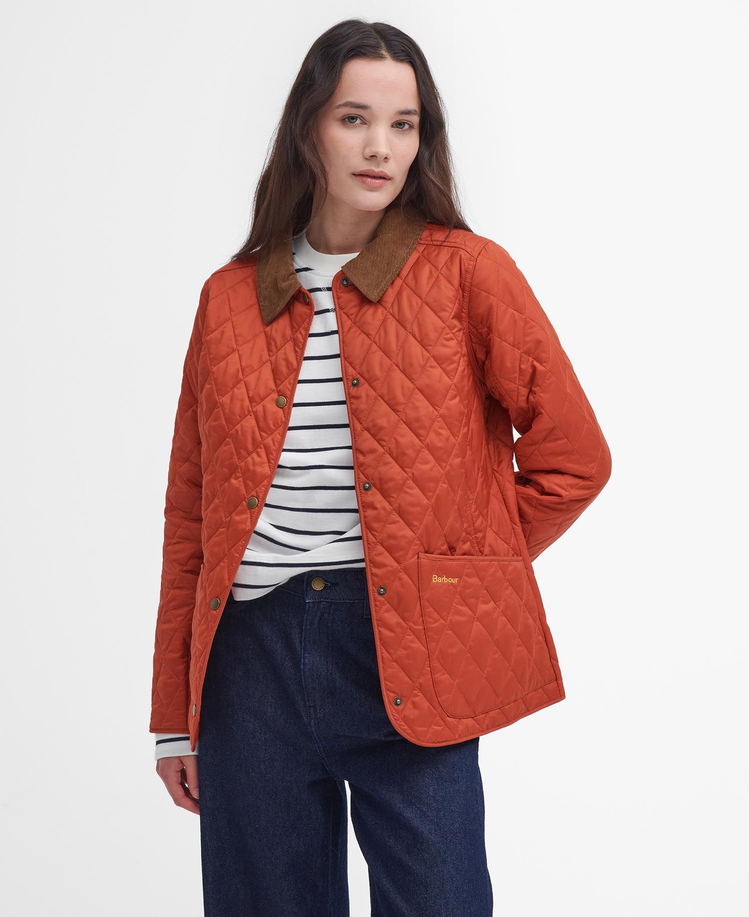 Barbour Annandale Spiced Pumpkin Quilted Jacket