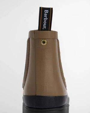 Barbour Halton Military Brown & Black Ankle Wellingtons