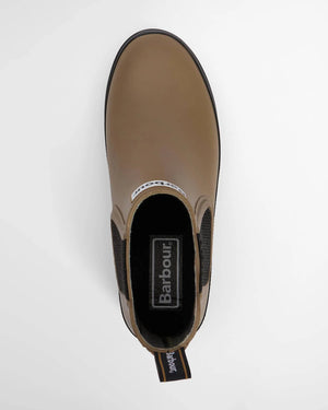 Barbour Halton Military Brown & Black Ankle Wellingtons