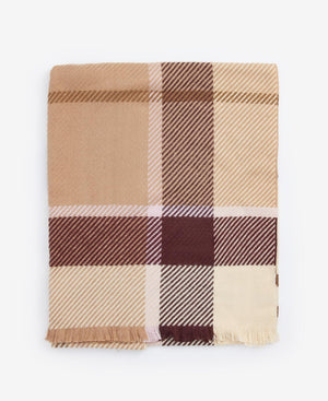 Barbour Blair Muted Cabernet Tartan Scarf