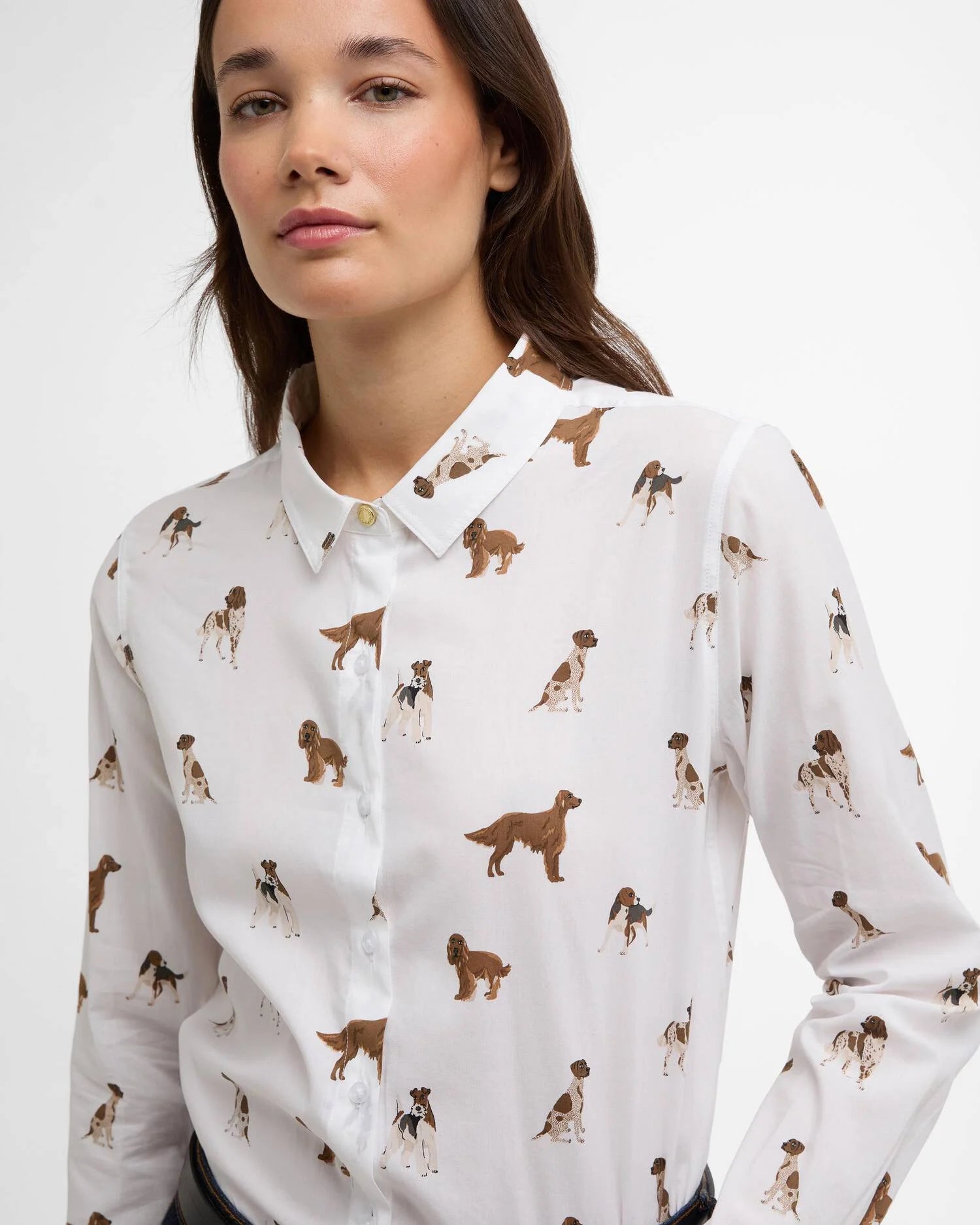 Barbour Safari Relaxed Long-Sleeved Dogs Shirt