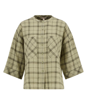 Barbour Orla Sage Green Tartan Shirt