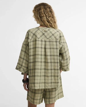 Barbour Orla Sage Green Tartan Shirt