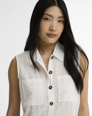Barbour Melody White Shirt