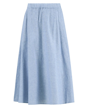 Barbour Sutton Light Chambray Skirt