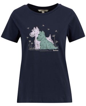 Barbour Clover Navy T-Shirt
