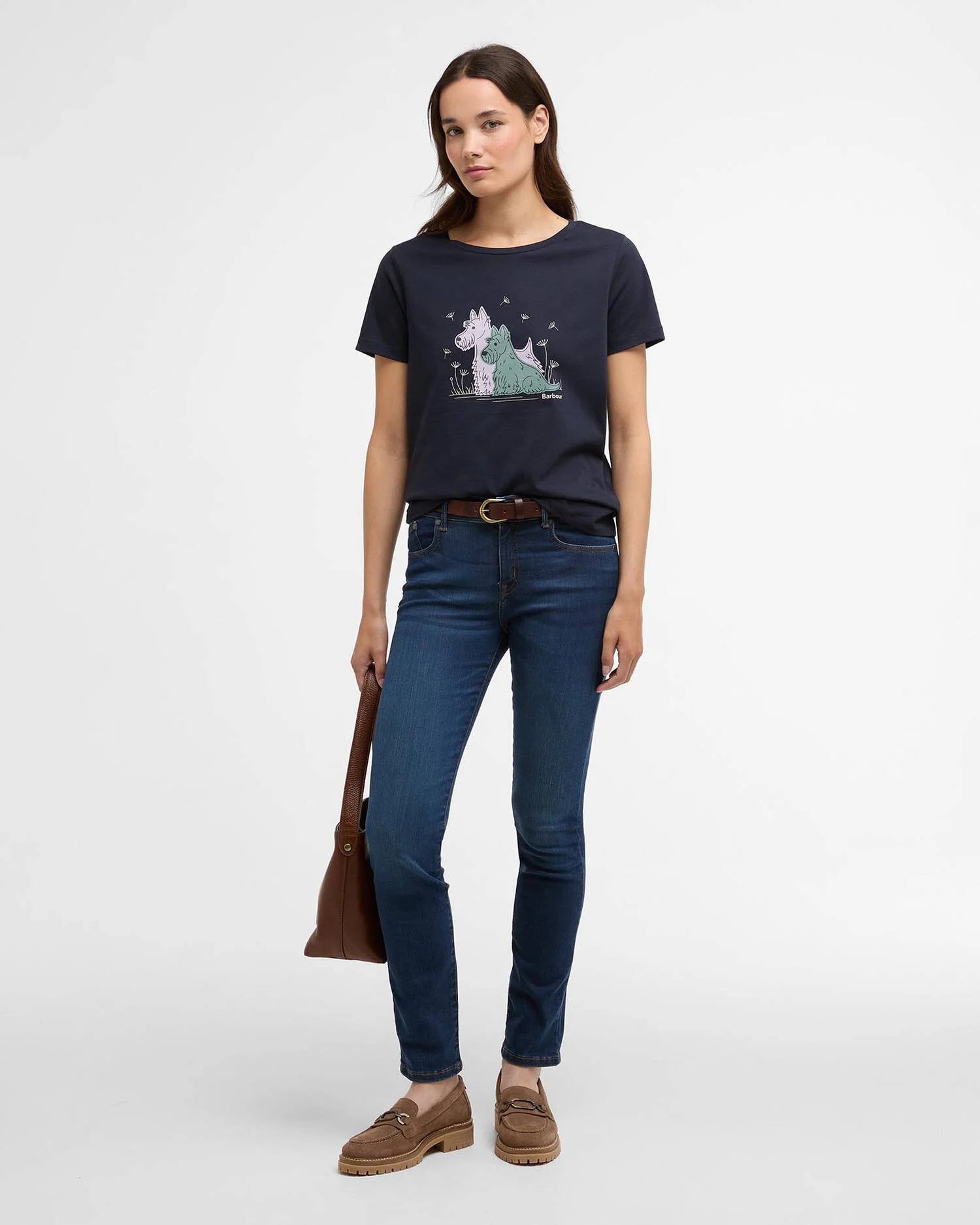 Barbour Clover Navy T-Shirt
