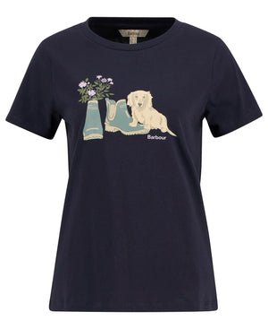 Barbour Brambles Navy T-Shirt