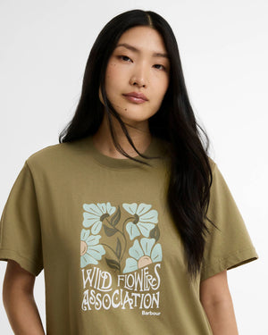 Barbour Bleached Olive Selena T-Shirt
