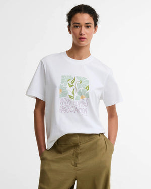 Barbour White Selena T-Shirt