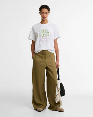 Barbour White Selena T-Shirt