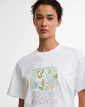 Barbour White Selena T-Shirt