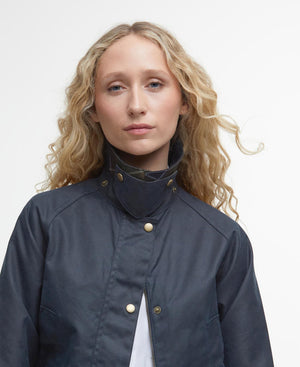 Barbour Acorn Wax Jacket Navy