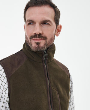 Barbour Active Fleece Olive Gilet