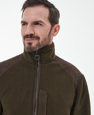 Barbour Active Fleece Olive Jacket