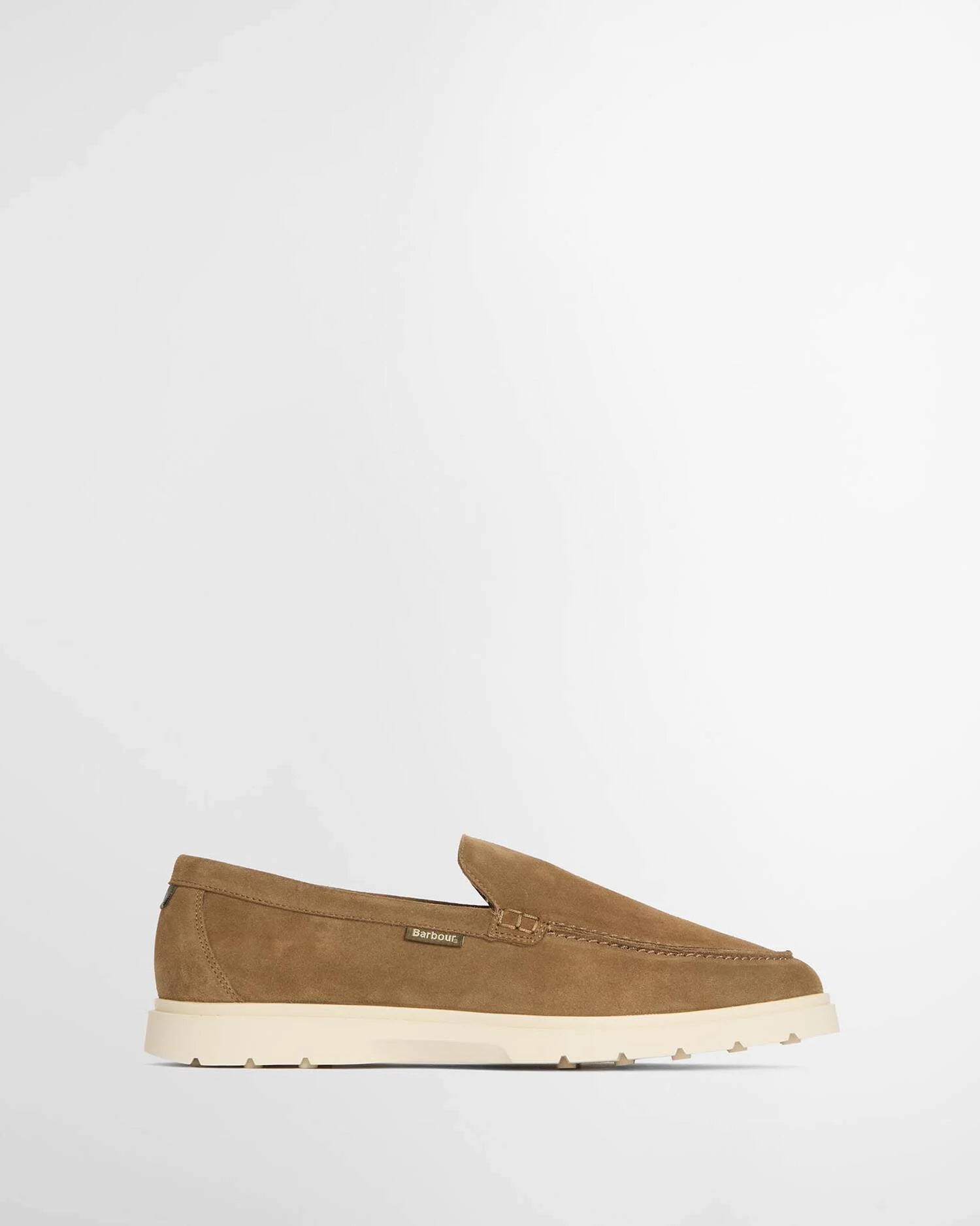 Barbour Carty Taupe Suede Loafer