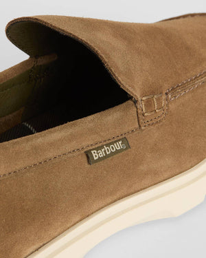 Barbour Carty Taupe Suede Loafer