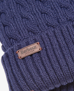 Barbour Balfron Navy Knit Beanie