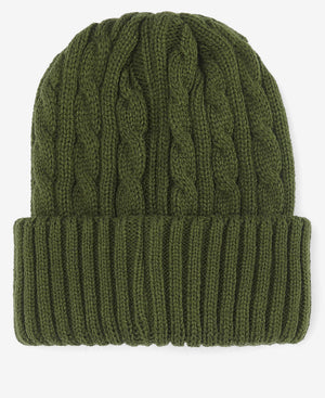 Barbour Balfron Olive Knit Beanie