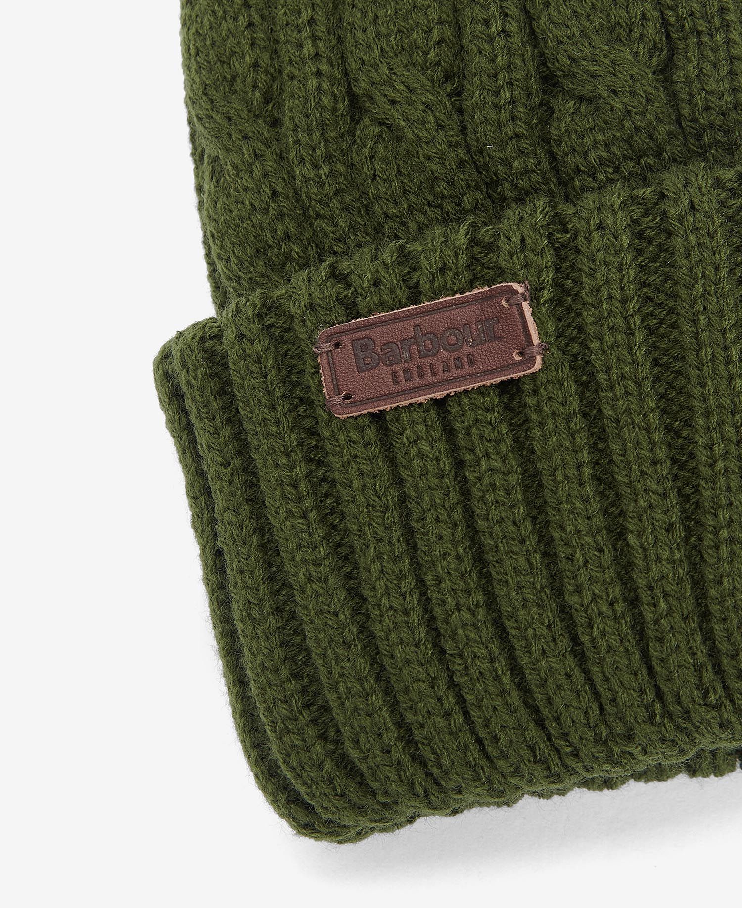 Barbour Balfron Olive Knit Beanie