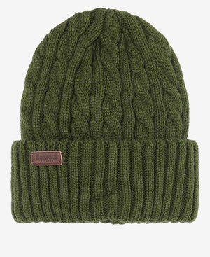 Barbour Balfron Olive Knit Beanie