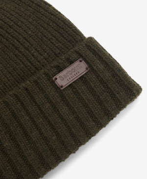 Barbour Carlton Dark Green Beanie Hat