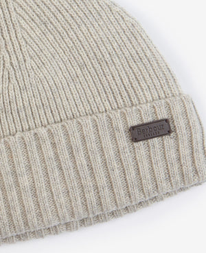 Barbour Carlton Light Grey Beanie Hat