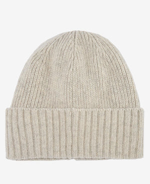 Barbour Carlton Light Grey Beanie Hat