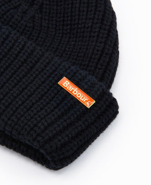 Barbour Mosely Black Beanie Hat