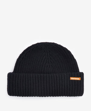 Barbour Mosely Black Beanie Hat