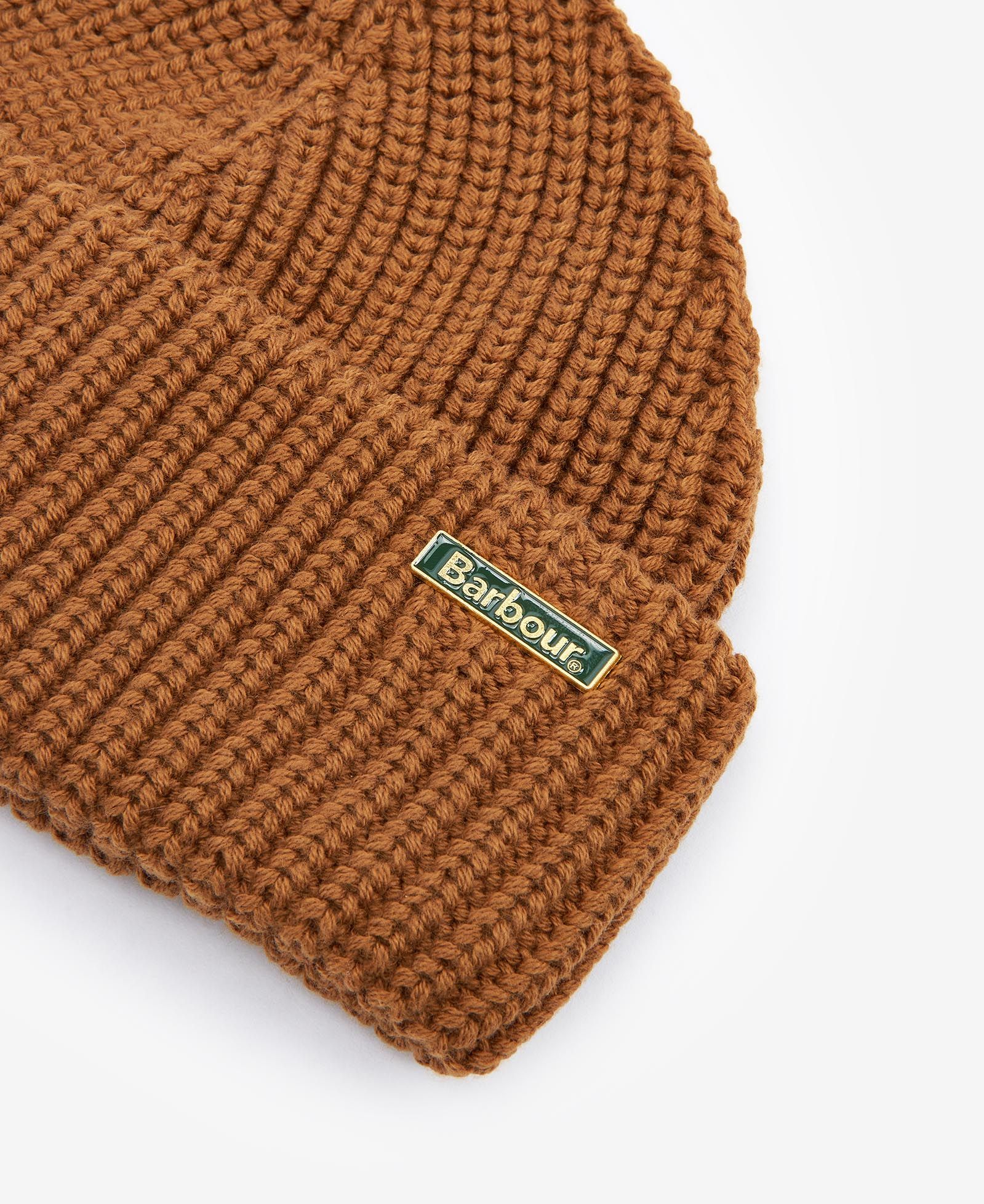 Barbour Mosely Cinnamon Beanie Hat