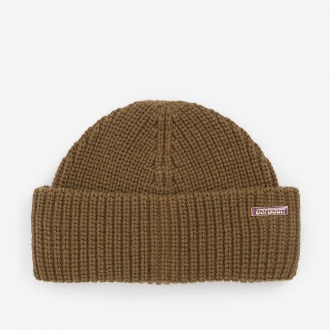 Barbour Mosely Light Sage Beanie Hat