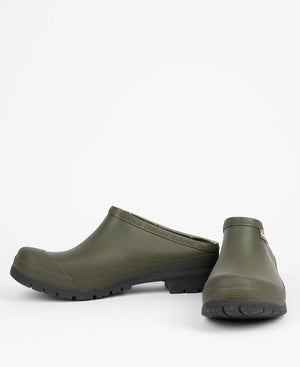 Barbour Quinn Olive Clog Welly