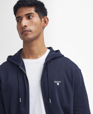 Barbour Beckhill Zip-Up Navy Hoodie