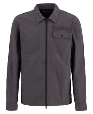 Barbour Crail Wax Ripstop Asphalt Overshirt