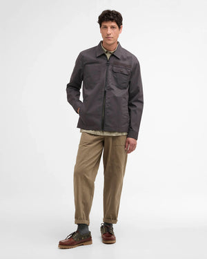Barbour Crail Wax Ripstop Asphalt Overshirt