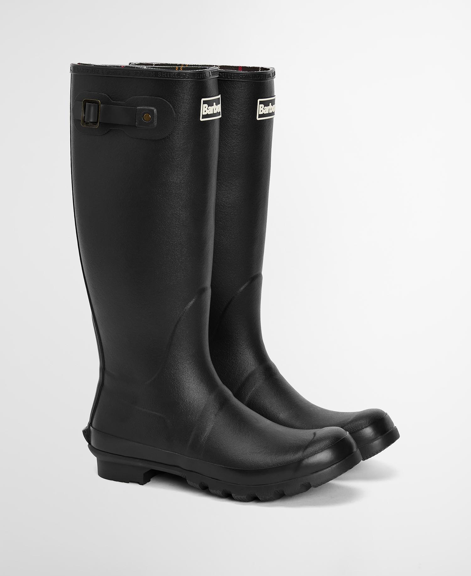 Barbour Men's Black Bede Wellington Boots