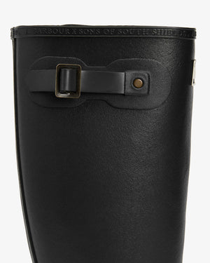 Barbour Men's Black Bede Wellington Boots