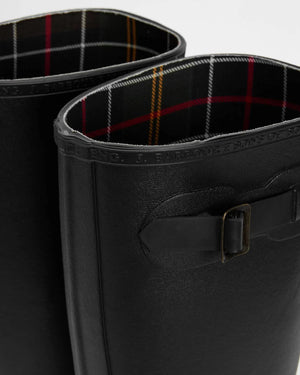 Barbour Men's Black Bede Wellington Boots