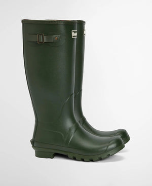 Barbour Men's Olive Bede Wellington Boots