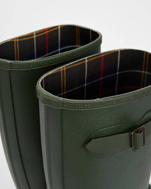 Barbour Men's Olive Bede Wellington Boots