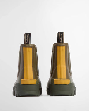 Barbour Nimbus Olive & Ochre Wellingtons