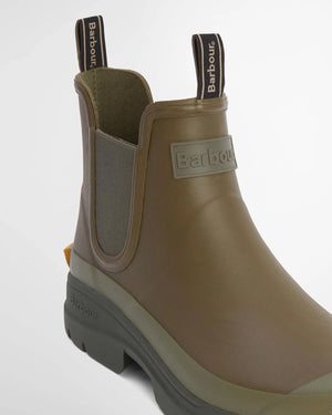 Barbour Nimbus Olive & Ochre Wellingtons