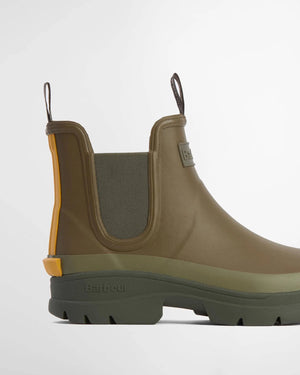 Barbour Nimbus Olive & Ochre Wellingtons