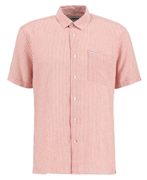Barbour Deerpark Red Regular Short-Sleeved Shirt