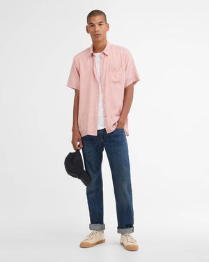Barbour Deerpark Red Regular Short-Sleeved Shirt