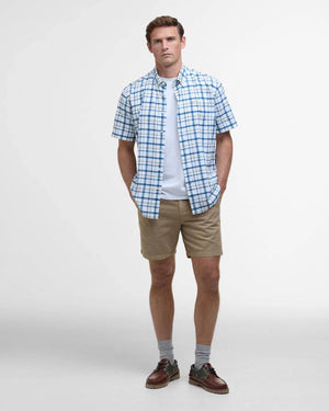 Barbour Glover Navy Regular Short-Sleeved Shirt